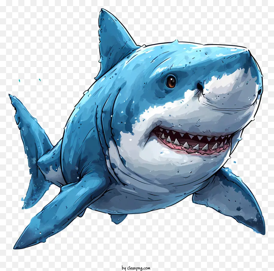 Requin，Requin Bleu PNG