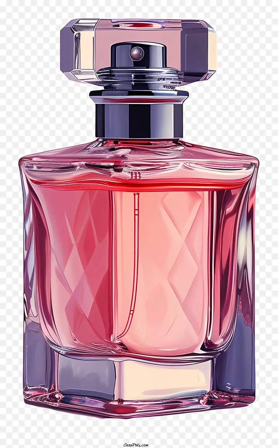 Bouteille De Parfum，Rose Parfum PNG