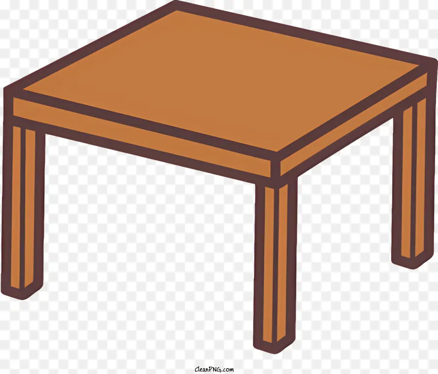 Table En Bois，Table Rectangulaire PNG
