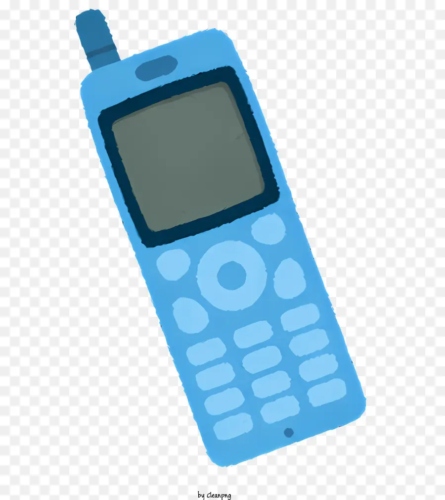 Téléphone Blue Flip，Téléphone à Petit écran PNG