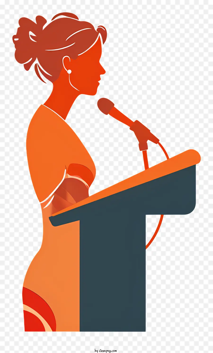 Discours，Femme Parlant PNG