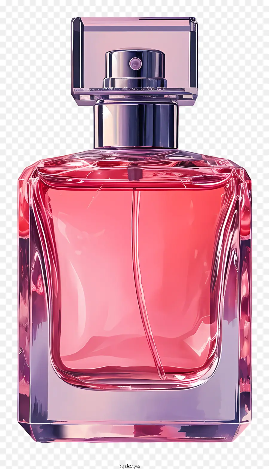 Bouteille De Parfum，Rose Parfum PNG