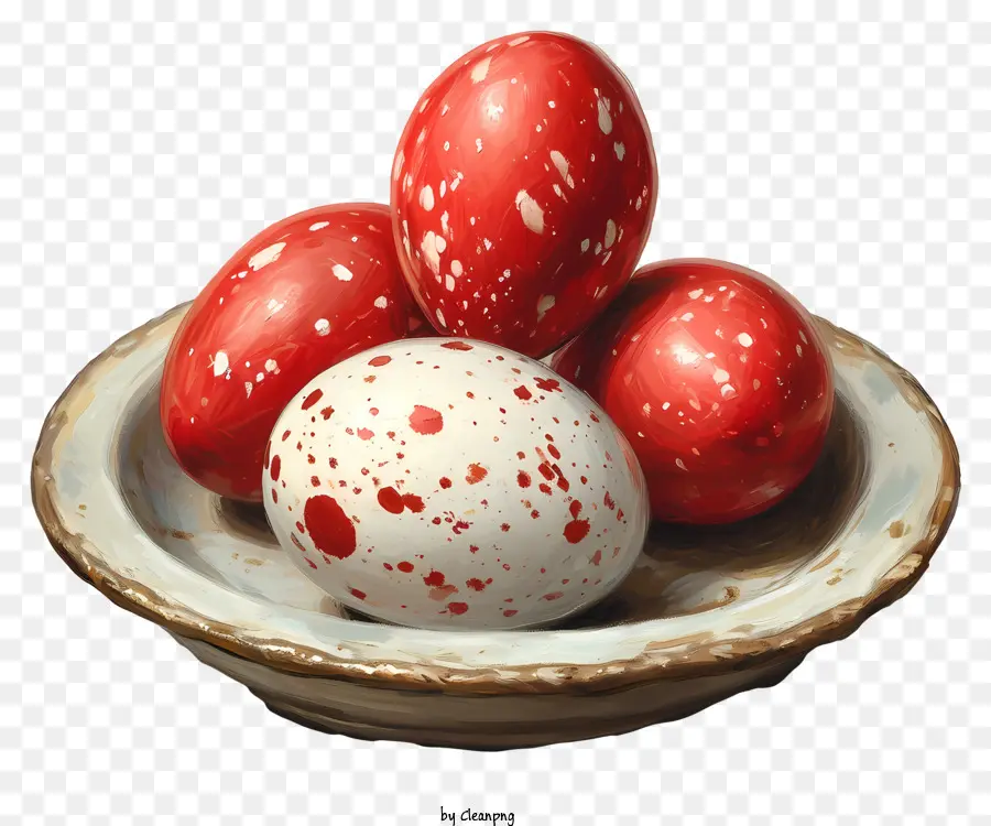 Oeufs De Pâques，œufs Décorés PNG