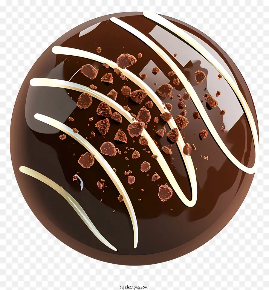 Boule De Chocolat Réaliste，Chocolat PNG