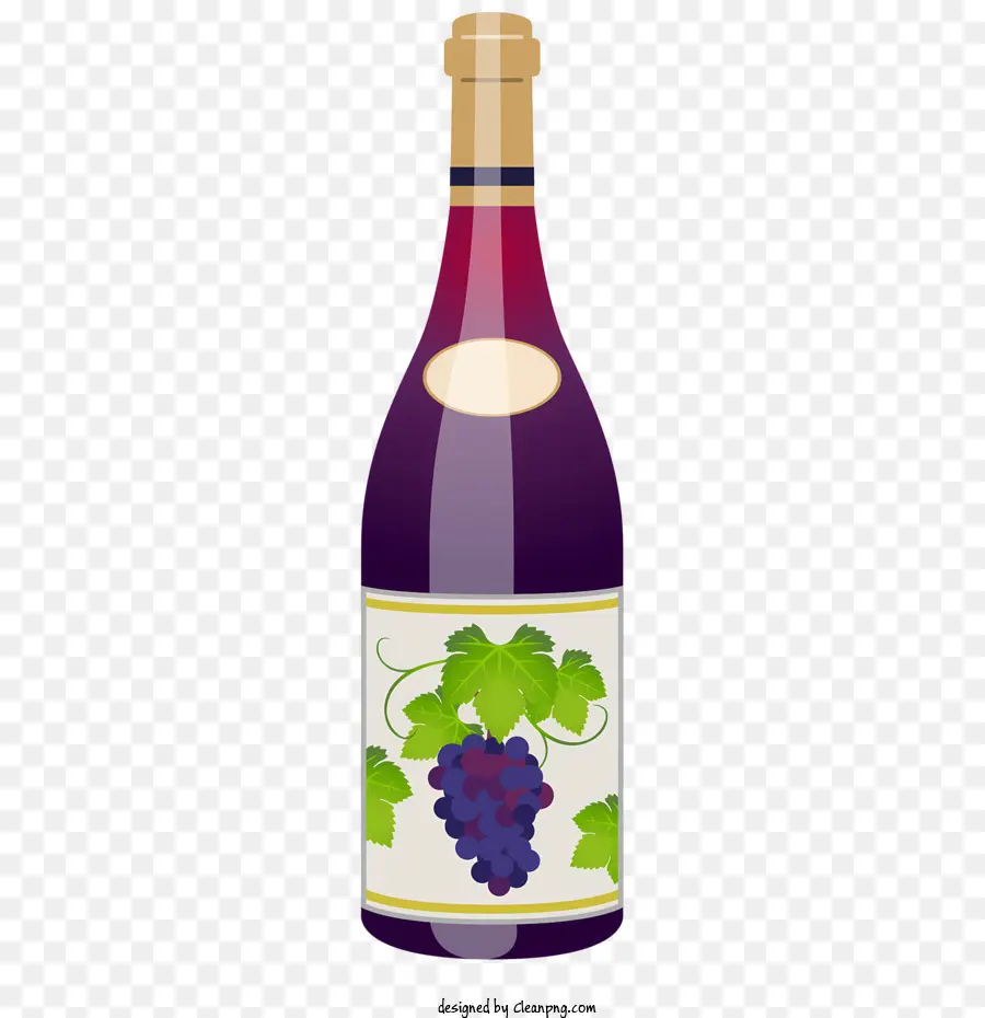 Vin Rouge，Bouteille De Vin Et Verre PNG