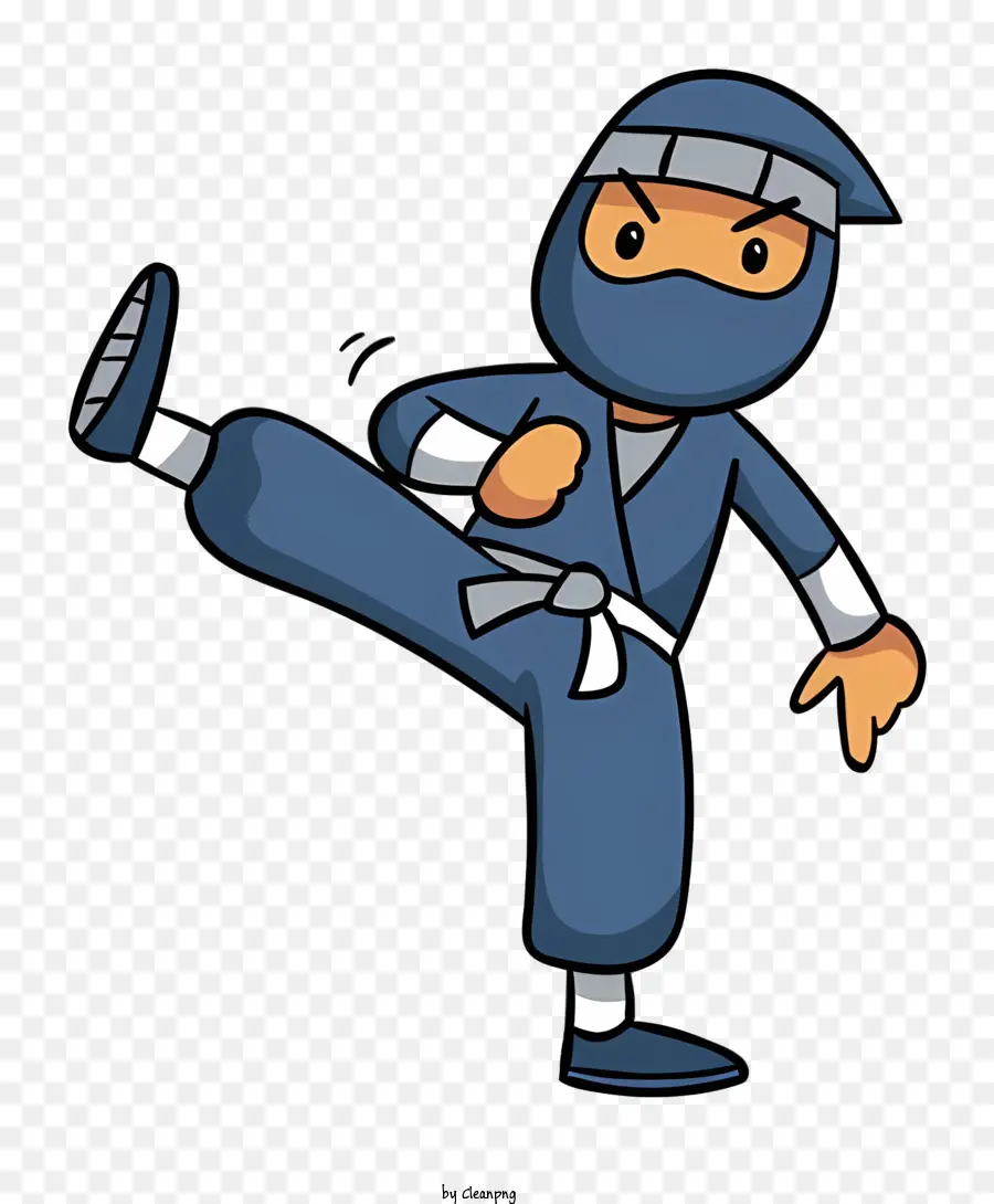 Lego Ninja，Tenue Ninja Bleue PNG