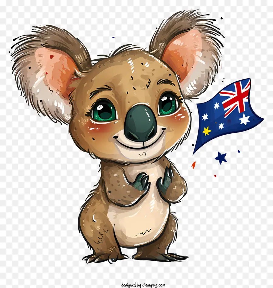 La Journée De L'australie，Dessin Animé Koala PNG