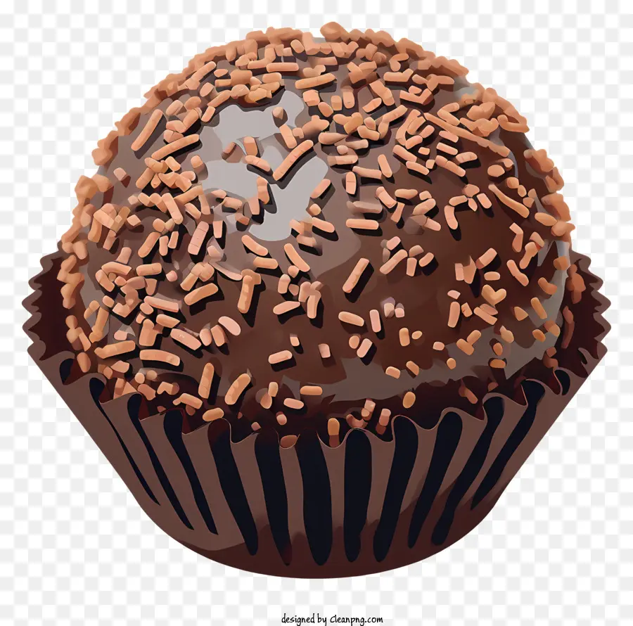 Brigadeiro Plat，Truffe Au Chocolat PNG