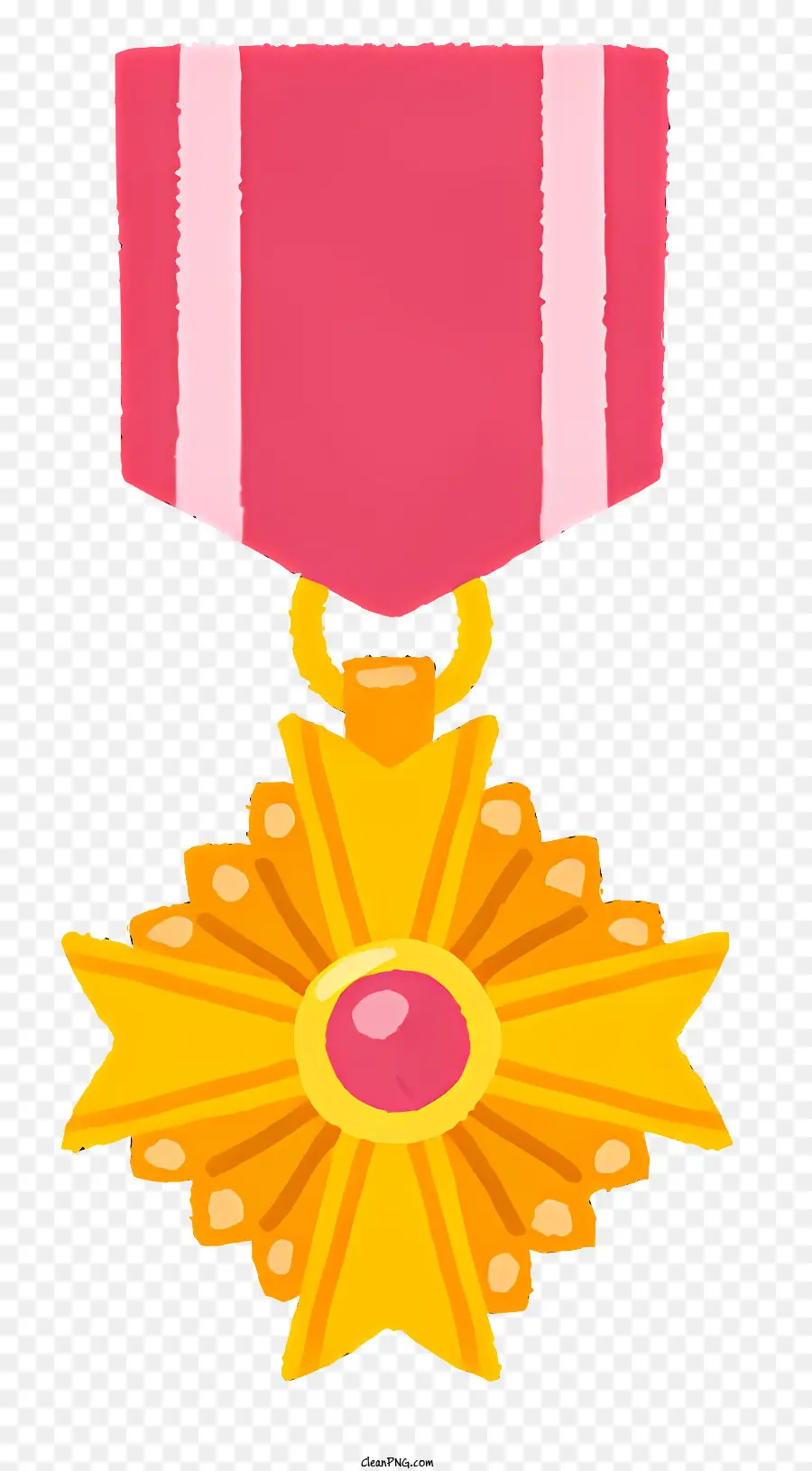 Médaille D'，Étoile D'or PNG