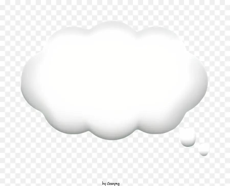 La Pensée Cloud，Bulle De Discours De Nuage PNG