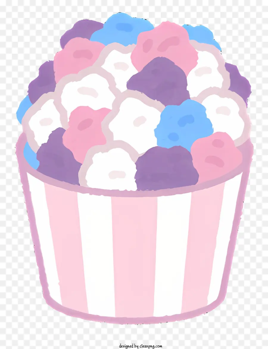 Popcorn，Pop Corn Coloré PNG