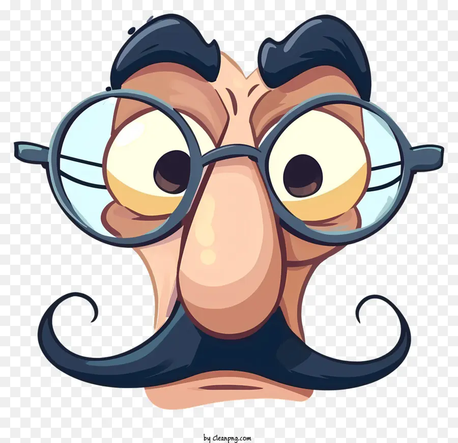 Conception De Personnage De Draw Vector，Lunes De Nez Groucho Drôles PNG