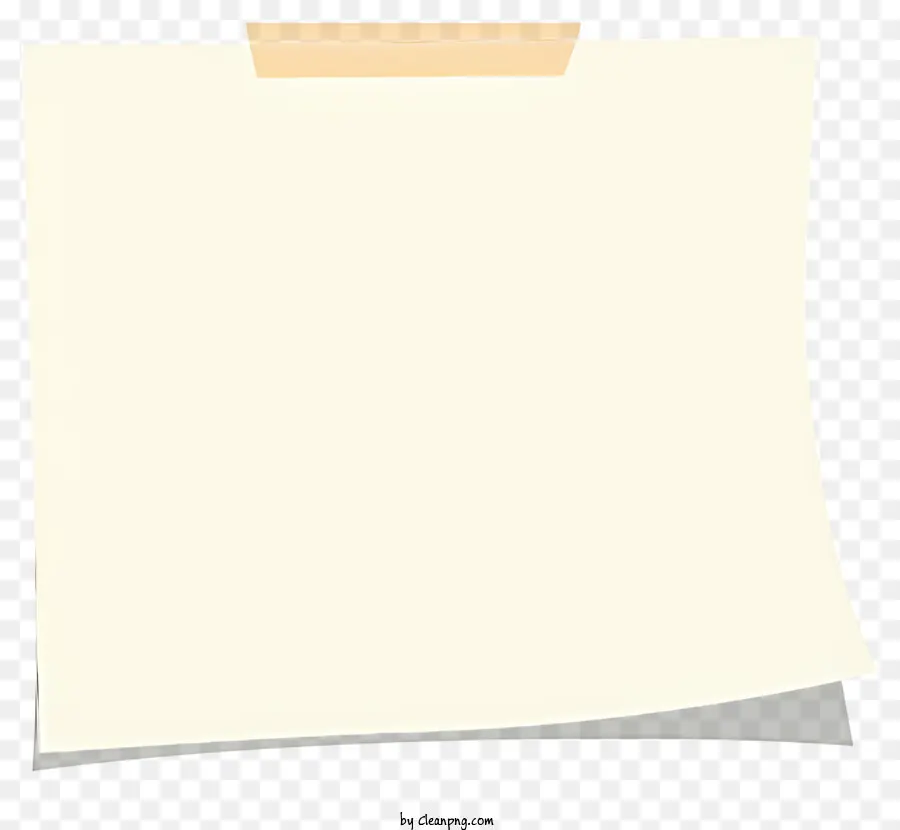 Note De Notes De Service，Feuille De Papier Vierge PNG