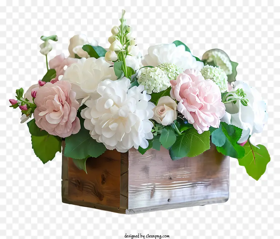 Art Des Fleurs De La Saint Valentin，Arrangement De Fleurs PNG