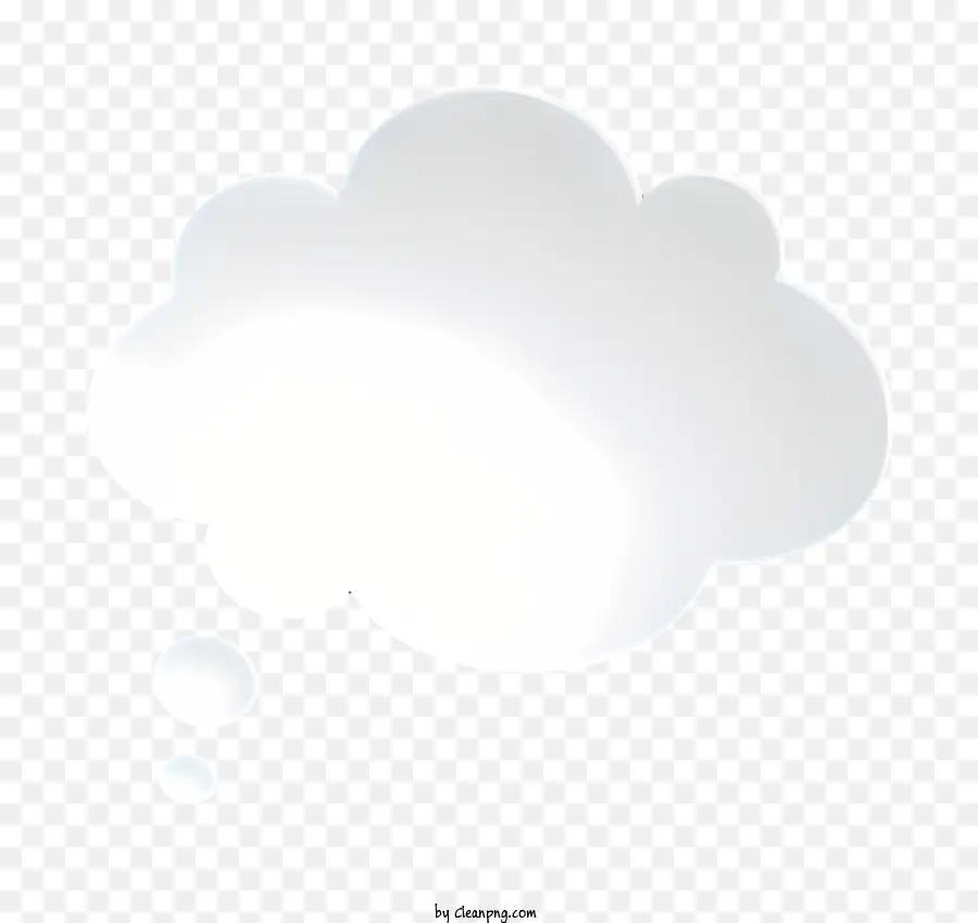 La Pensée Cloud，Bulle De Pensée Nuageuse PNG