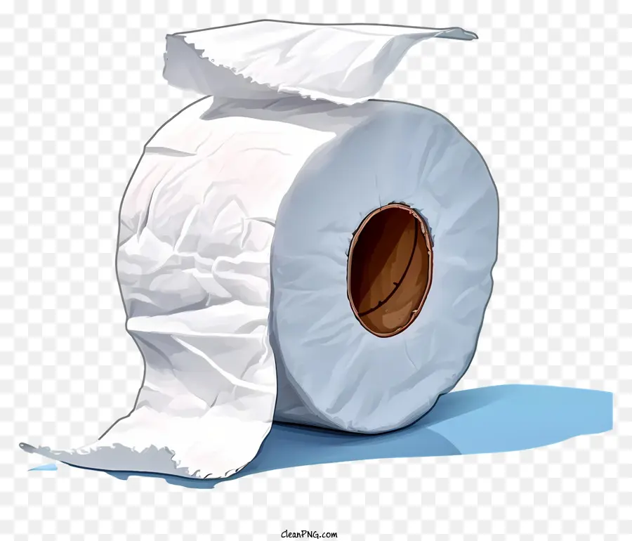 Tissu De Toilette De Style Réaliste，Le Papier De Toilette PNG