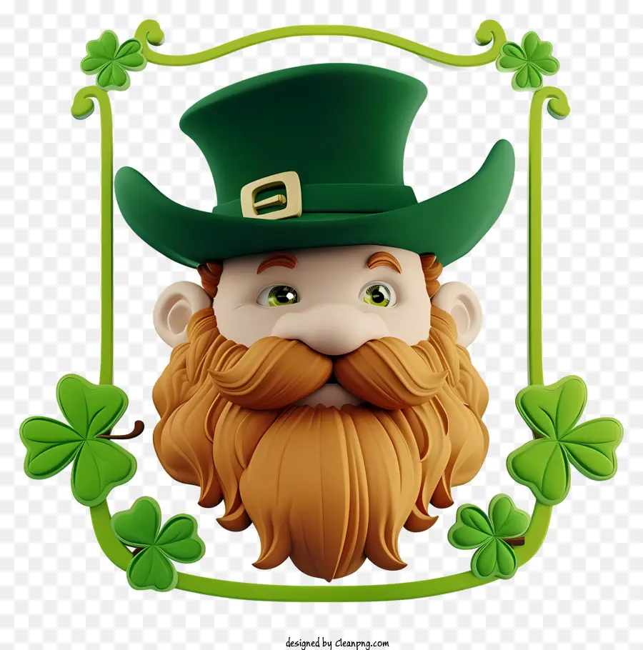 Tableau De Dessin Animé 3d St Patrick，Lutin PNG