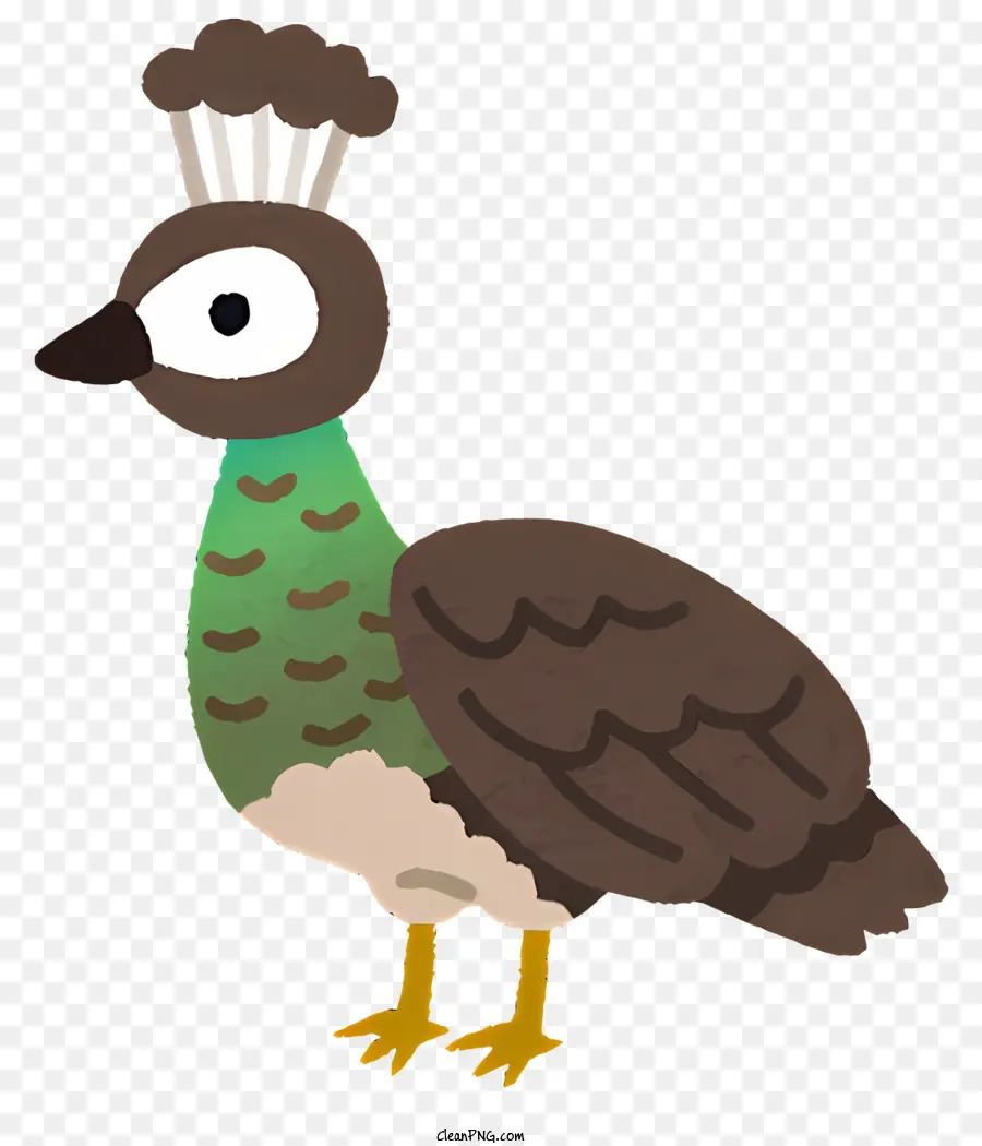 Oiseau，Oiseau Couronné PNG
