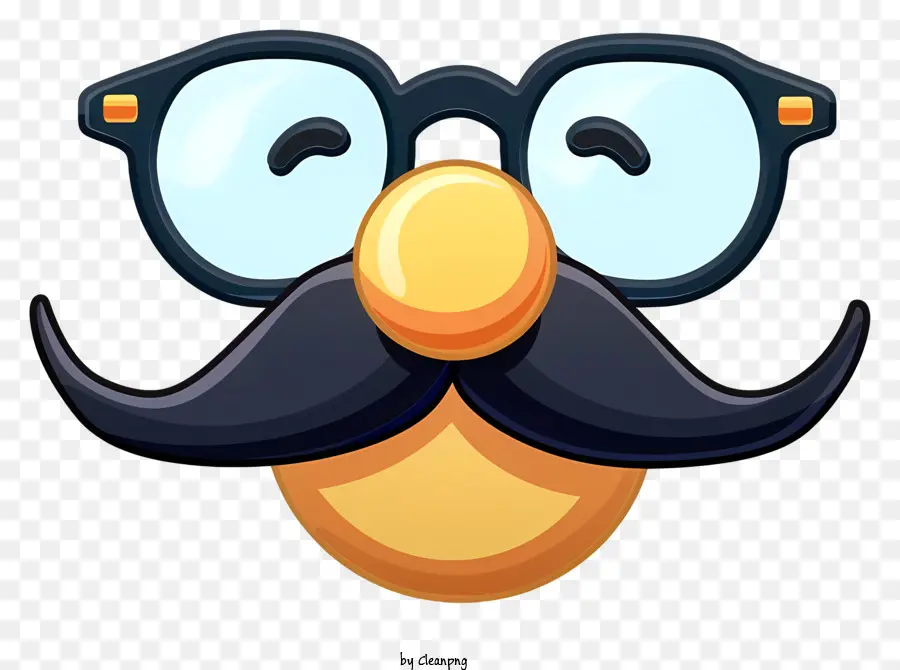 Lunettes De Nez Groucho Drôles Emoji，Personnage De Dessin Animé PNG