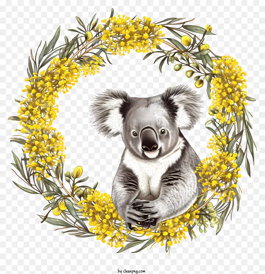 La Journée De L'australie，Ours Koala Mignon PNG