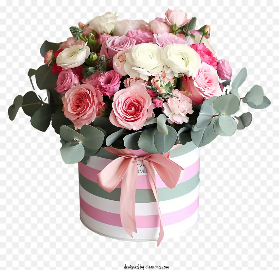 Art Des Fleurs De La Saint Valentin，Les Roses Roses PNG