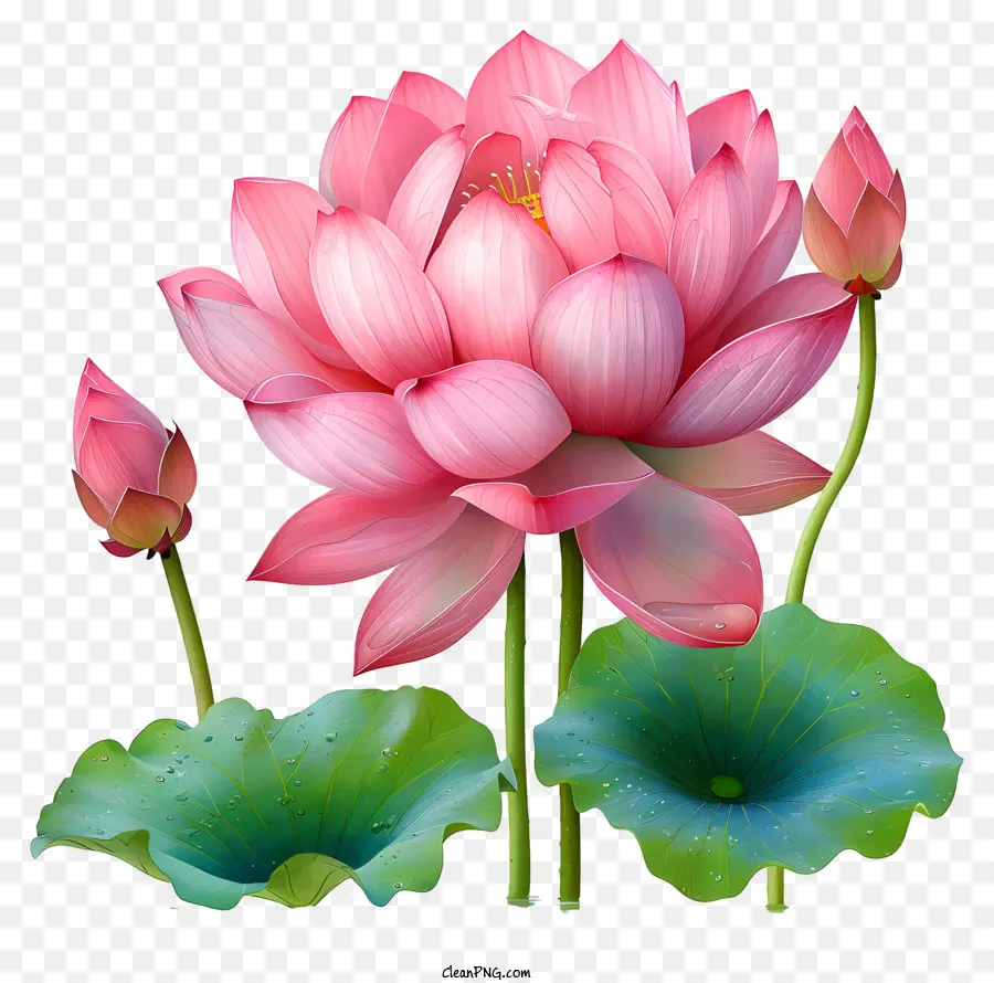 Aquarelle Fleur De Lotus，Fleur De Lotus PNG
