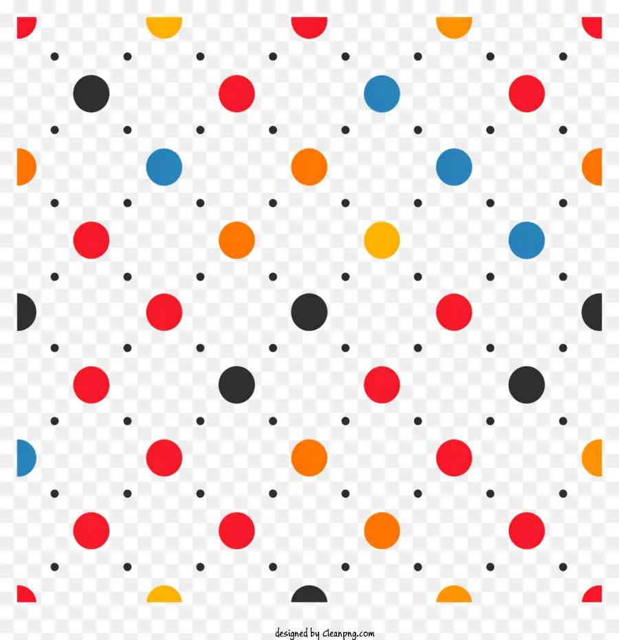 Fond De Motif De Points Polka，L'art Abstrait PNG