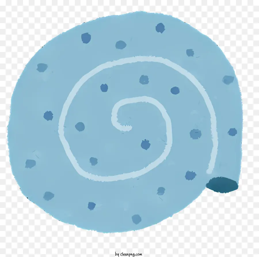 Coquillage，Spirale Bleue PNG