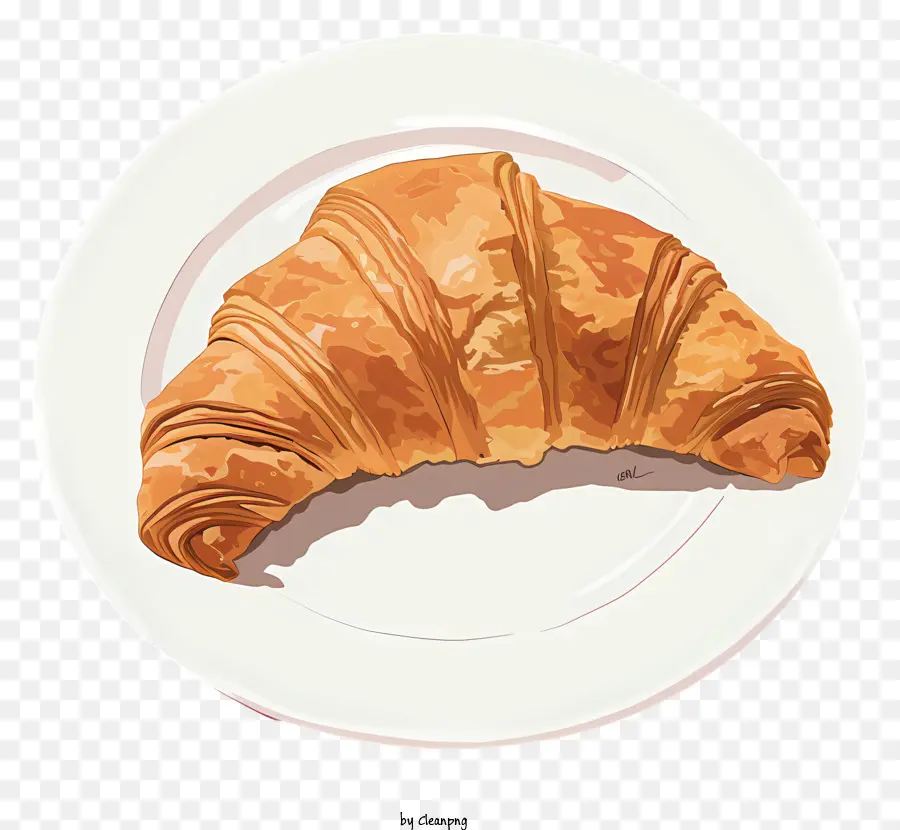 Croissant，Décoration PNG