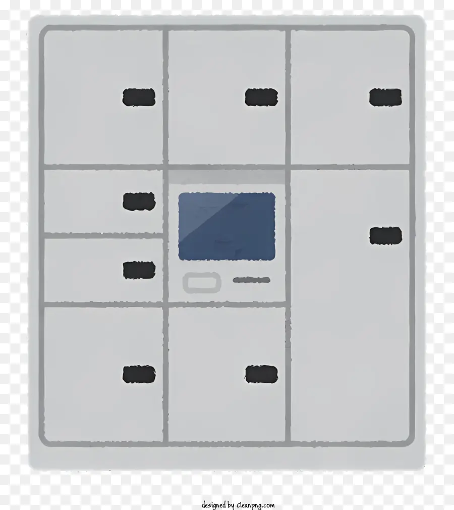 Casier De Boîte，Grande Armoire En Métal Blanc PNG