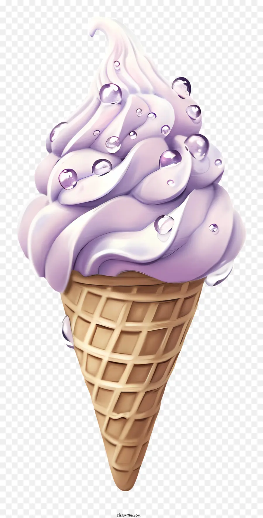 Glace，Cornet De Crème Glacée PNG