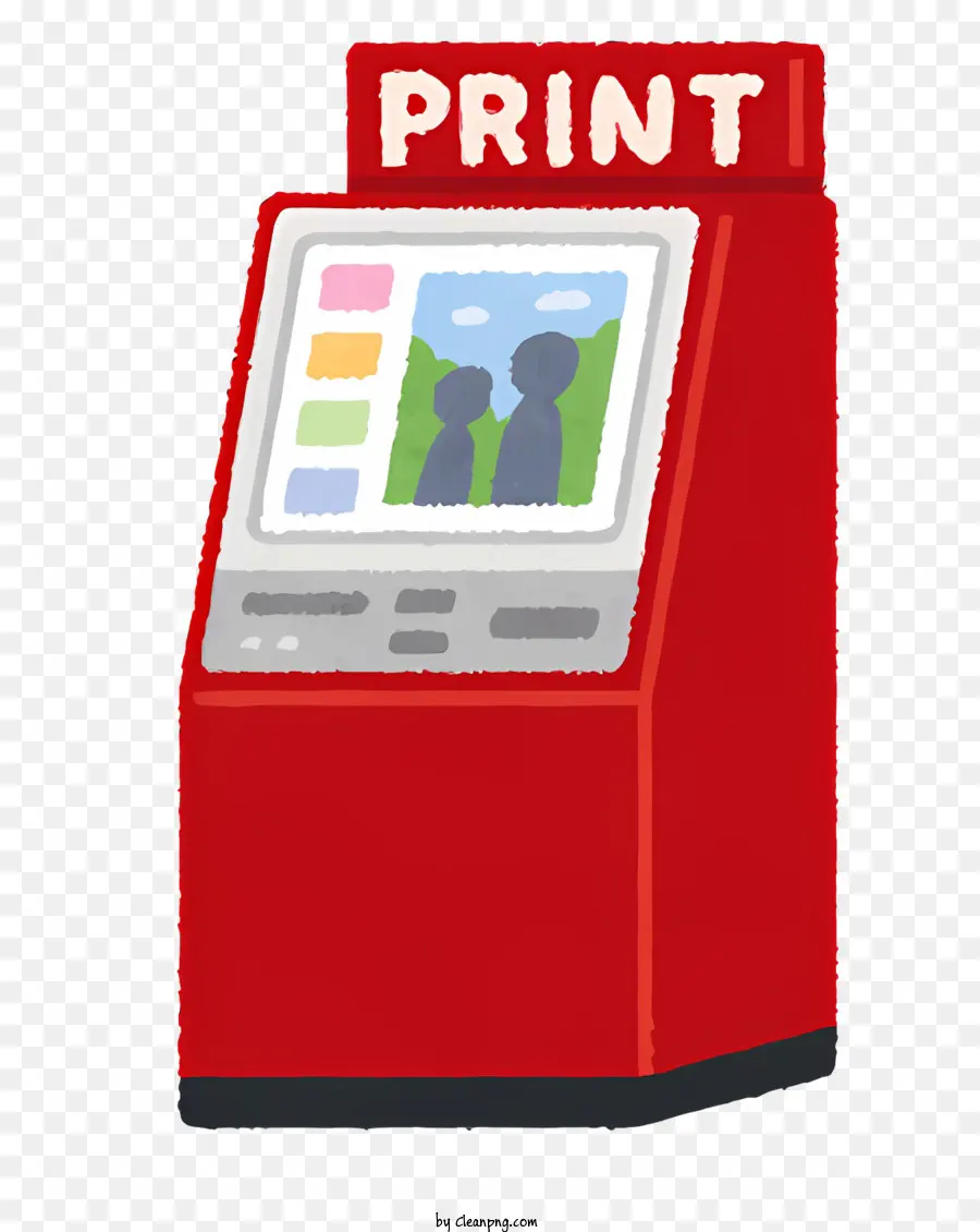 Photo Imprimer Machine，Distributeur Automatique De Billets PNG