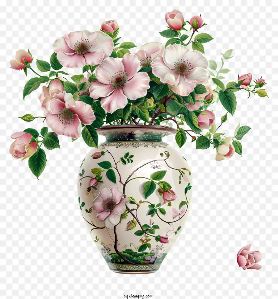 Chine Rose Flower，Fleurs Roses PNG