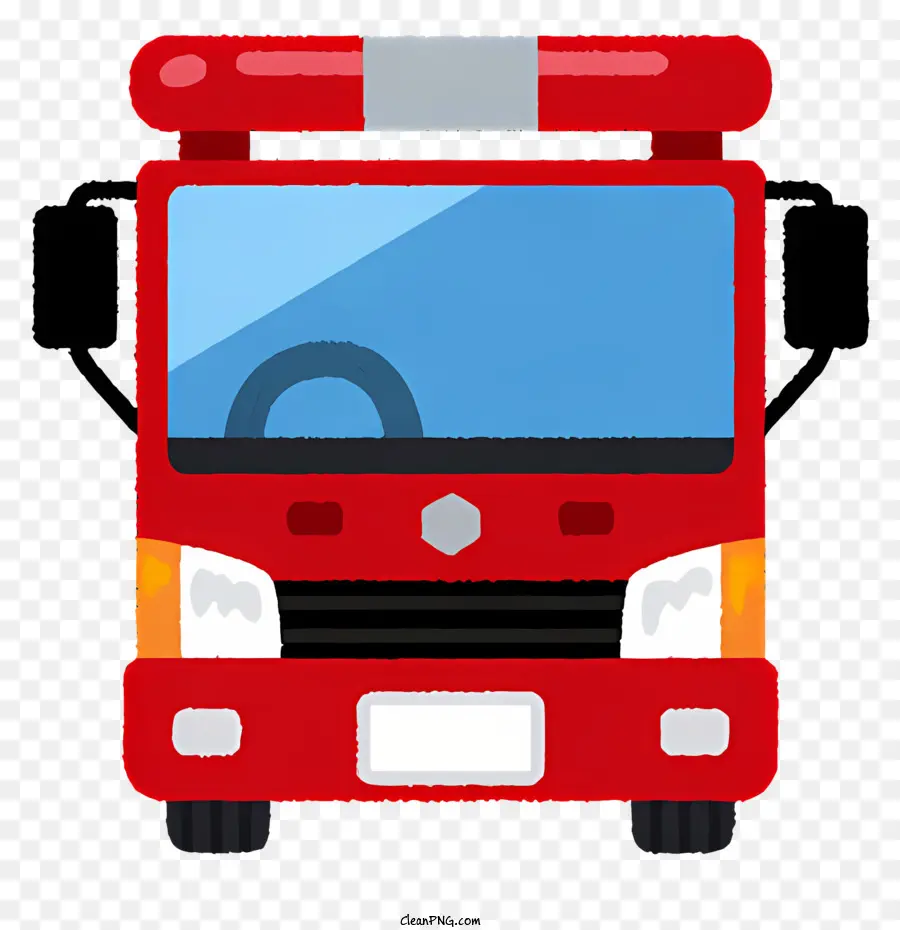 Voiture De Dessin Animé，Camion De Pompiers PNG