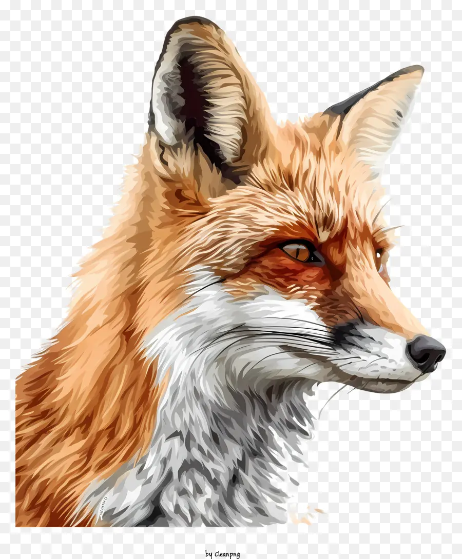 Fox，Fox De L'oreille Rouge PNG