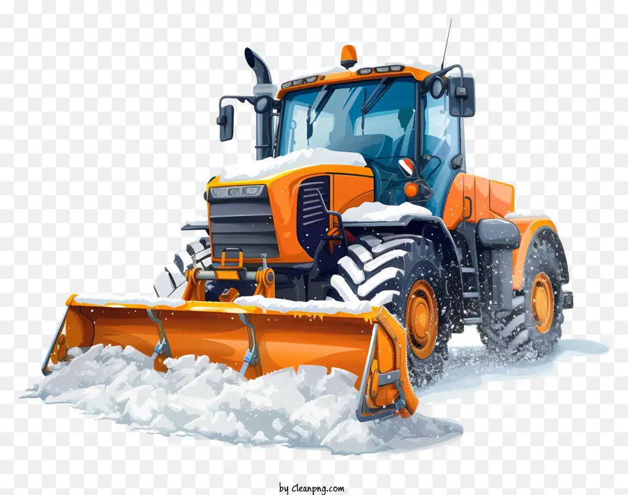 Chasse Neige，Tracteur Enneigé PNG