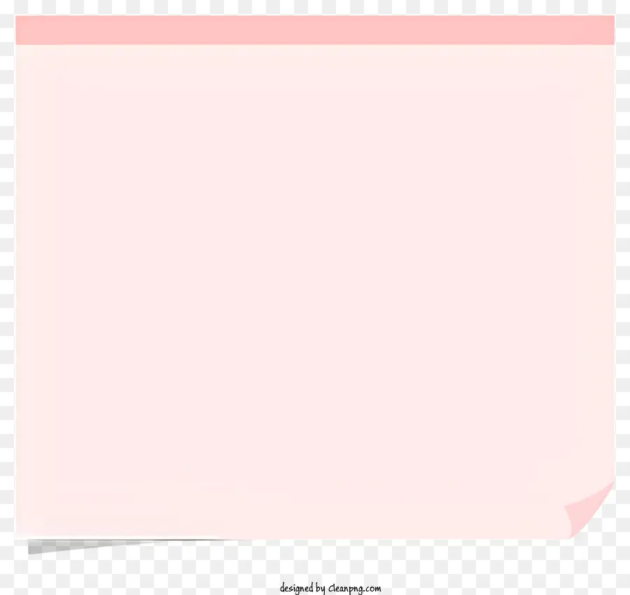 Note，Papier Rose PNG
