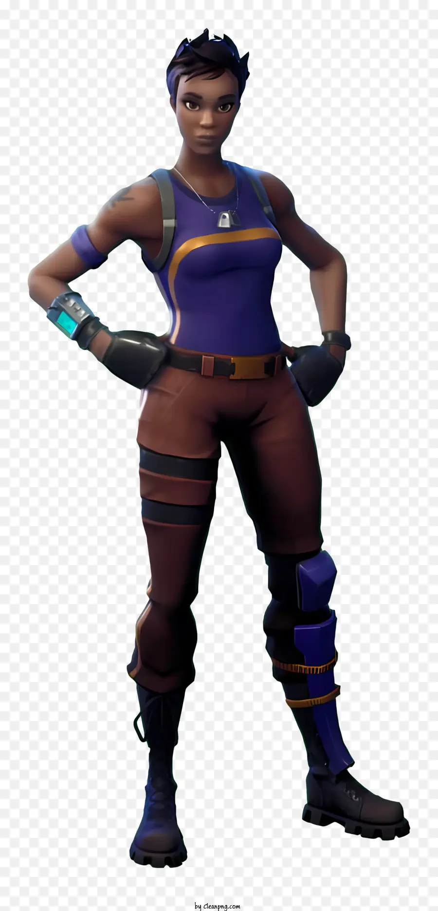 Fortnite，Personnage En Costume Rouge PNG