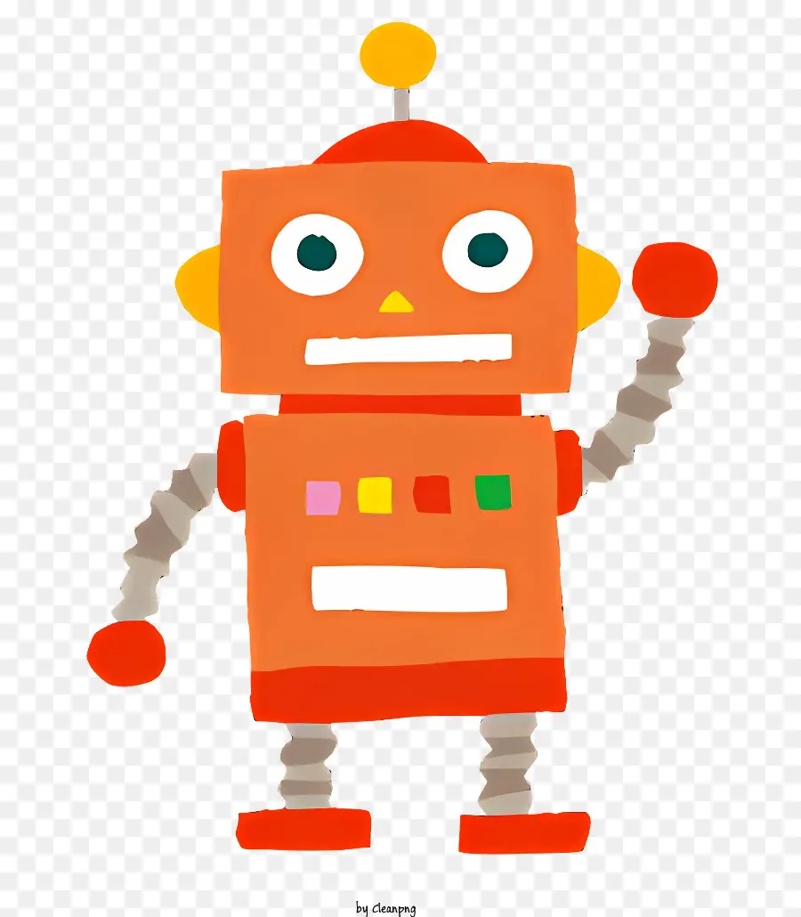 Robot，Robot Orange PNG