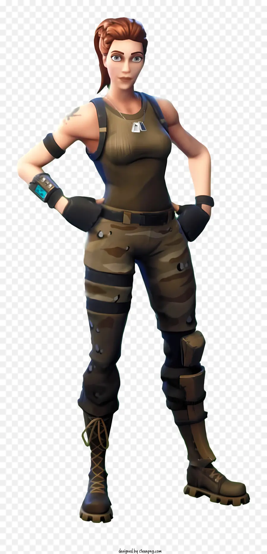 Fortnite，Femme Soldat PNG