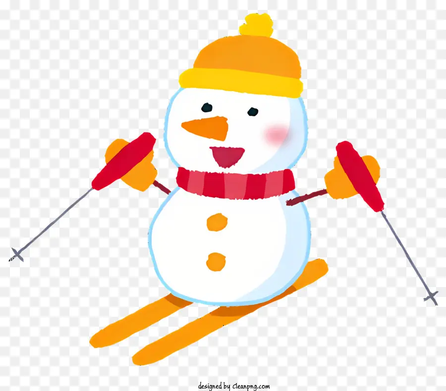 Bonhomme De Neige，Ski PNG