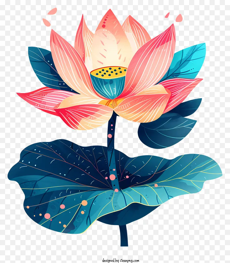 Fleur De Lotus，Fleur De Lotus Rouge PNG