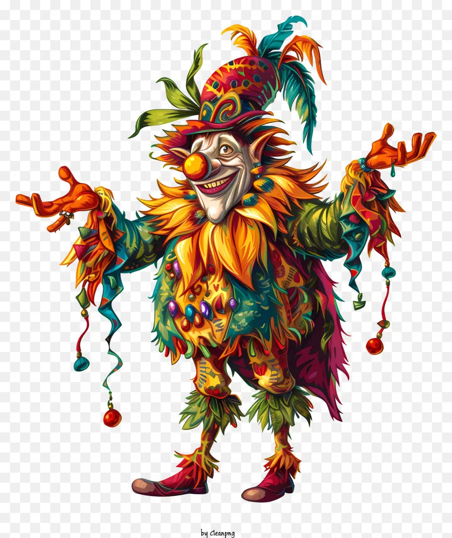 Journée Rapide，Le Costume De Clown PNG