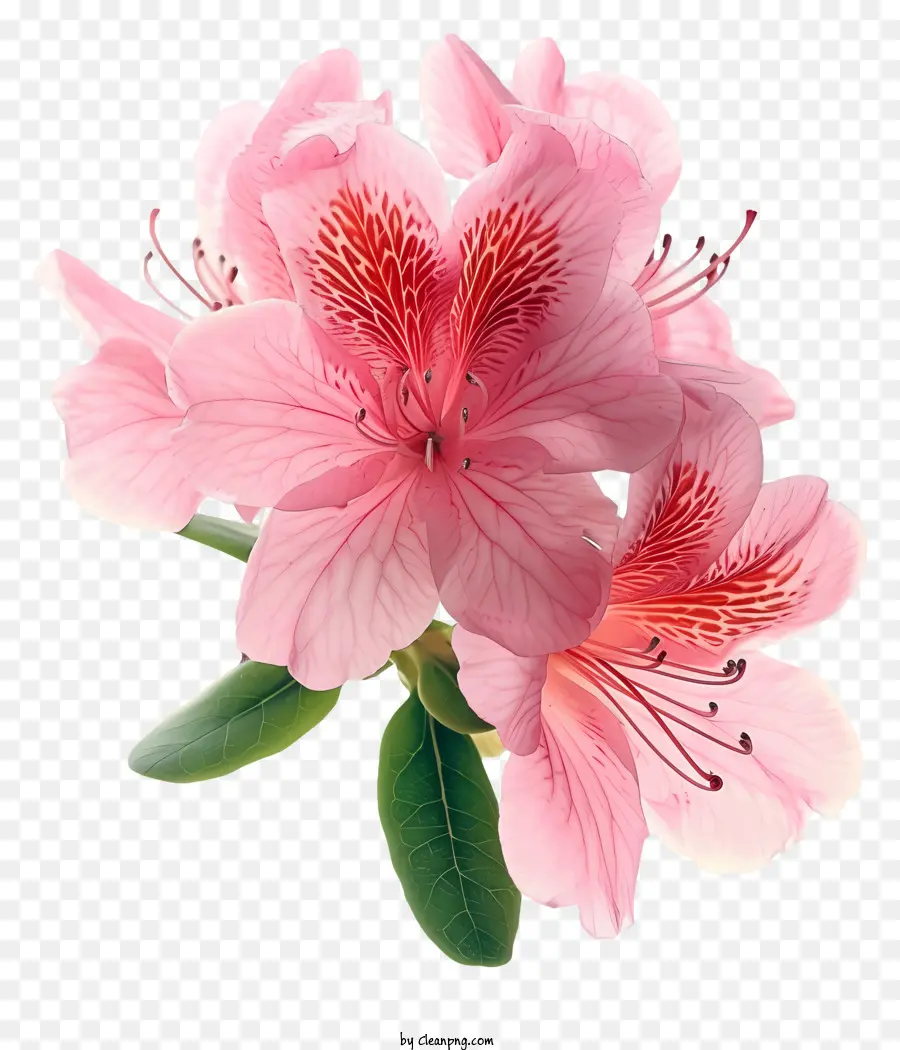 Fleur D'azalée，Rhododendron Rose PNG