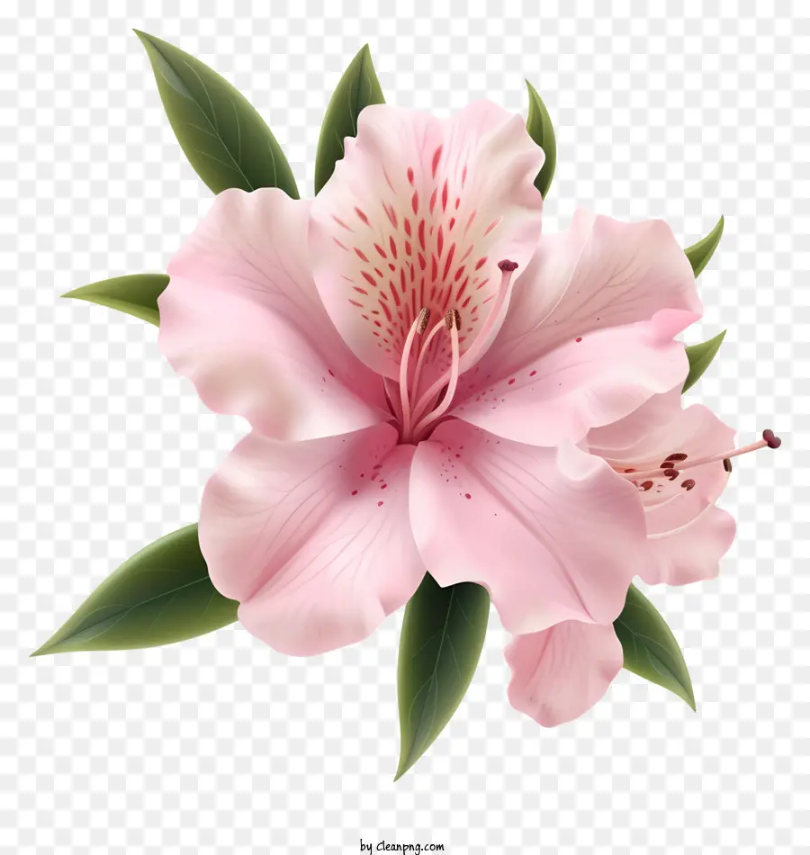 Elegant Azalea Flower Vector 3d，Fleur De Lys Rose PNG