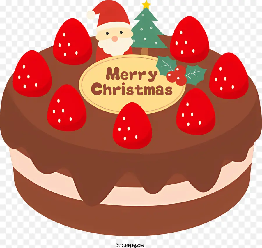 Joyeux Noël Gâteau，Gâteau Au Chocolat PNG