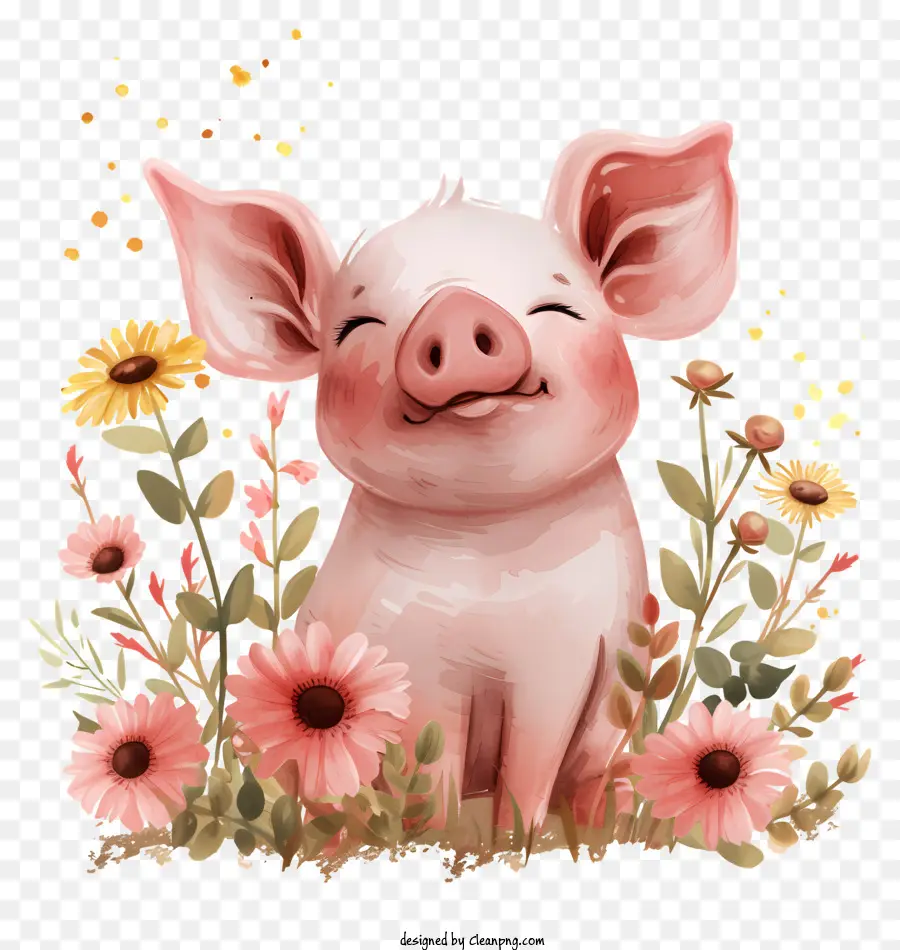 Journée Du Cochon，Cochon Mignon PNG