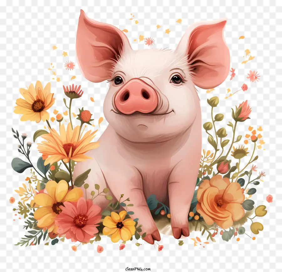 Journée Du Cochon，Cochon Mignon PNG