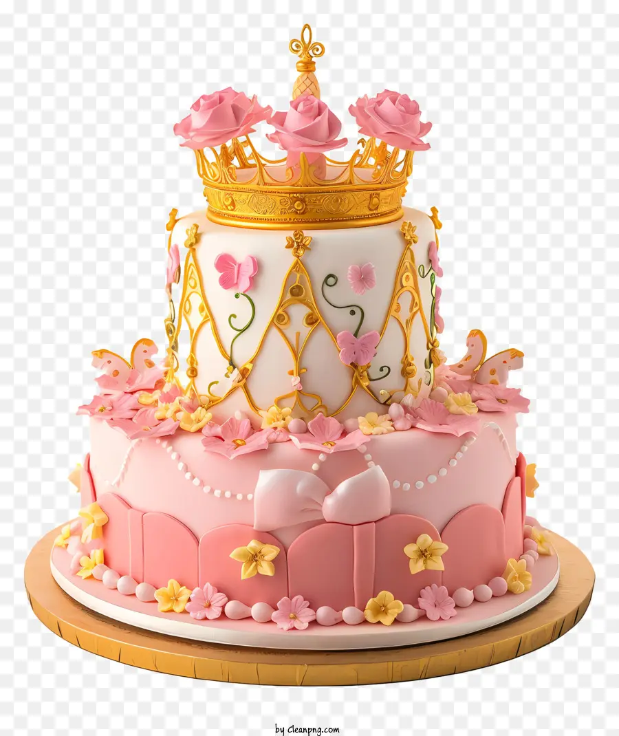 La Princesse Gâteau D'anniversaire，Gâteau De Princesse PNG
