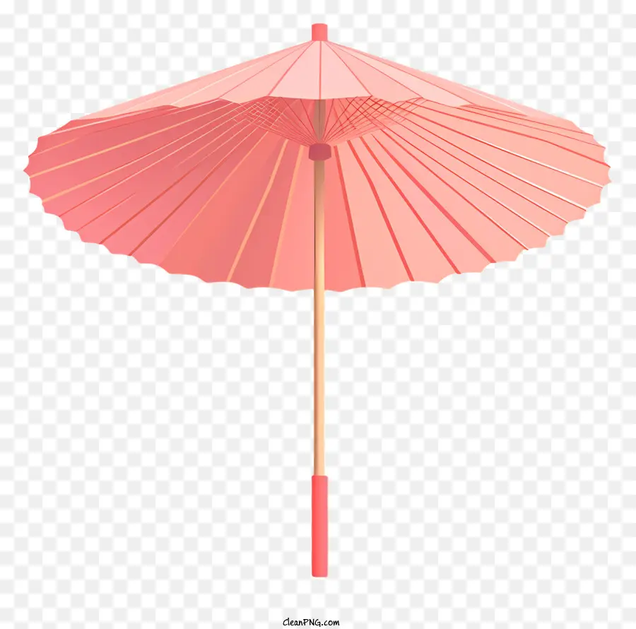 Parasol En Papier Rose，Parapluie Rose PNG
